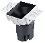 downlight quadrati senza cornice