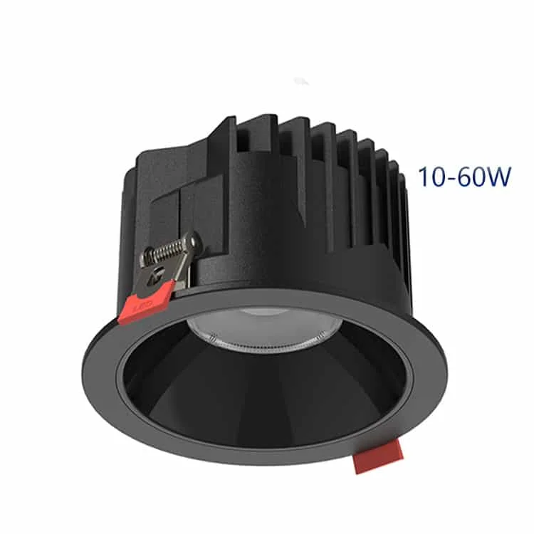 Downlight commerciali neri