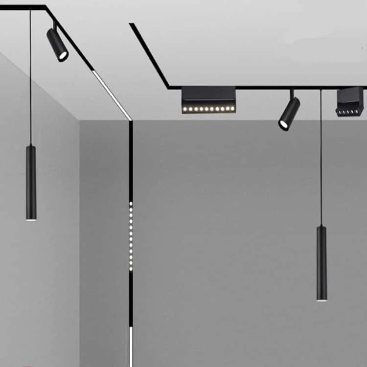 Illuminazione su binario magnetico a bassa tensione DC48V