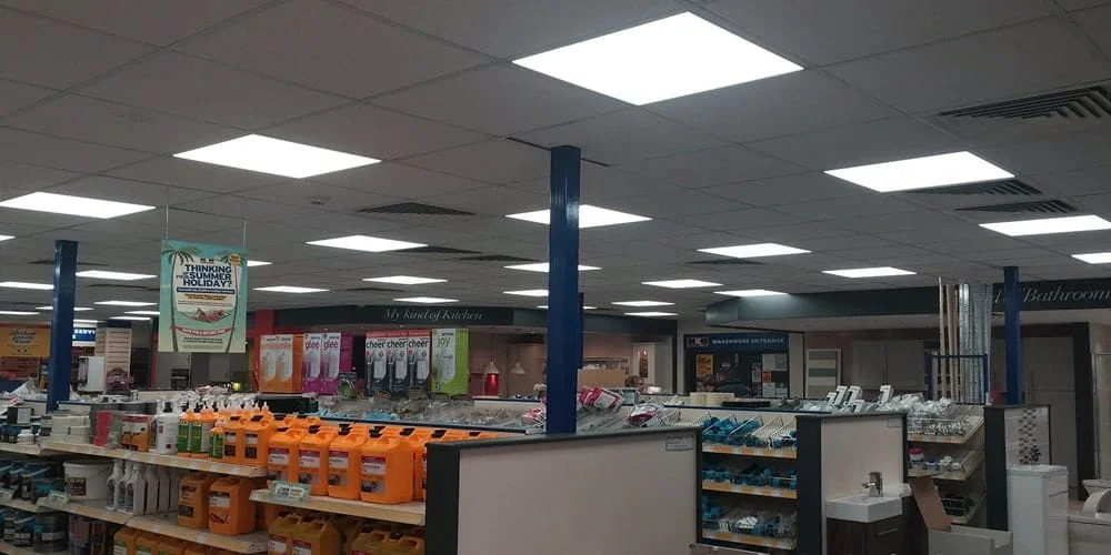 Pannello piatto LED per supermercati