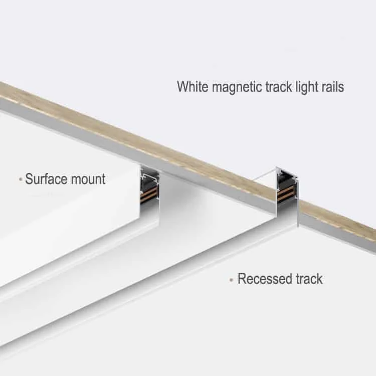 binario per illuminazione magnetica bianco
