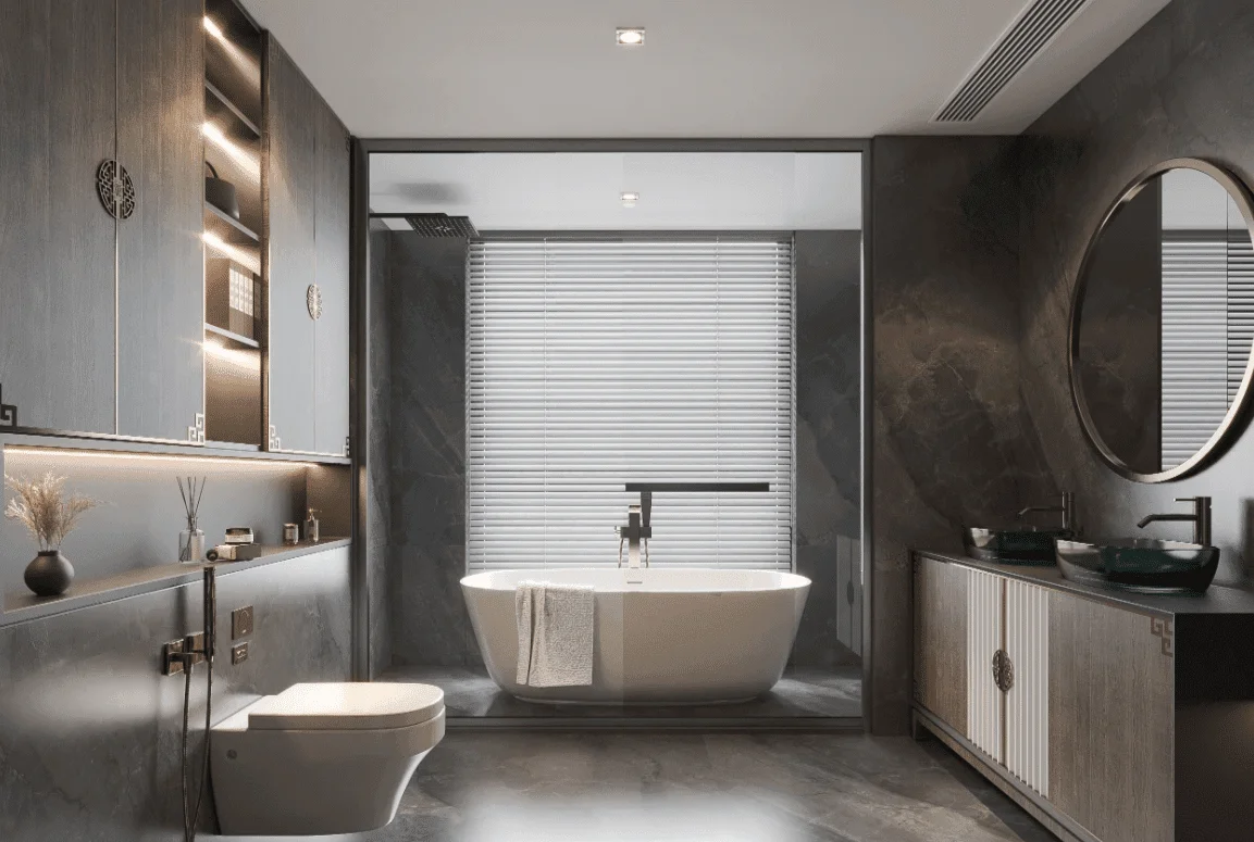Idea di illuminazione per il bagno