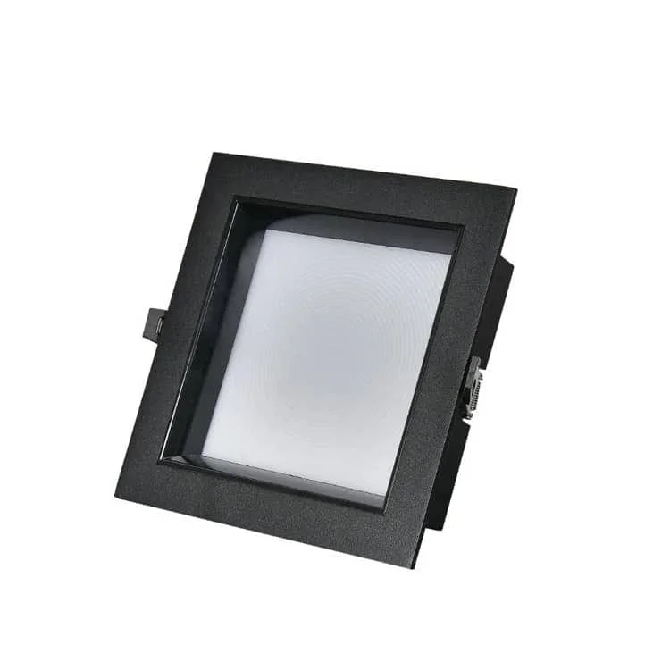 Downlight quadrati neri