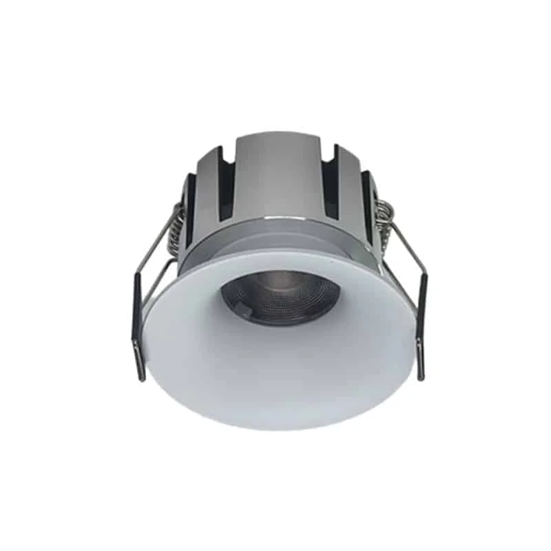 Downlight con anello curvo e ottiche 15°/24°/36°/50°
