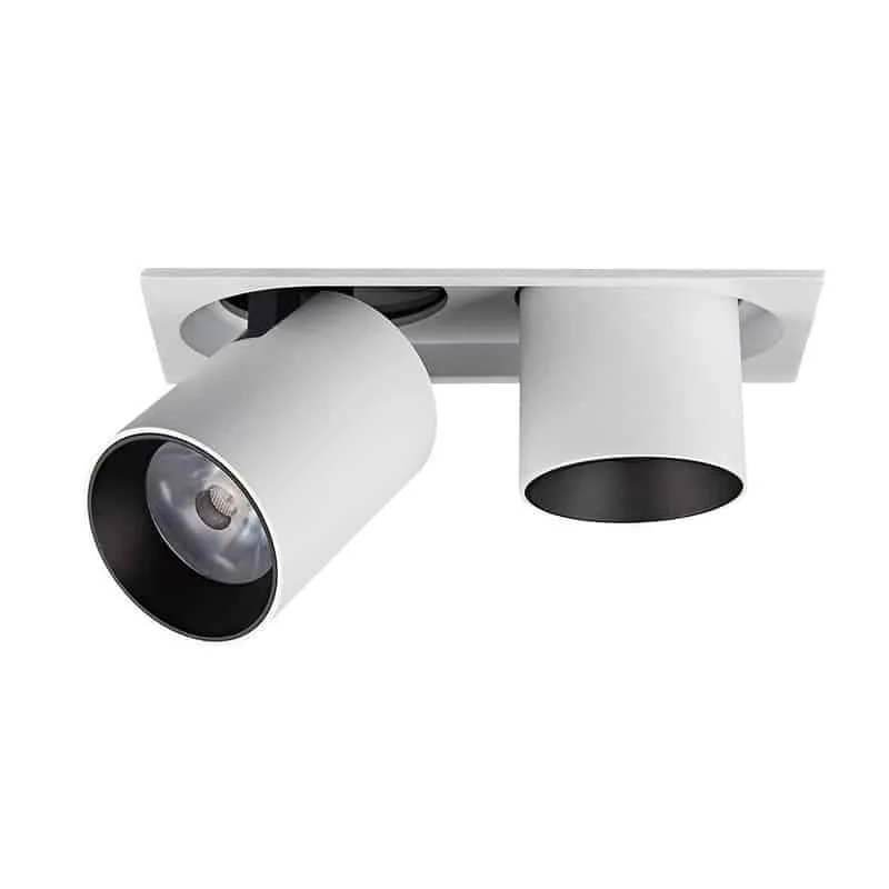 Downlight estraibile con rotazione 360° e regolazione 90°