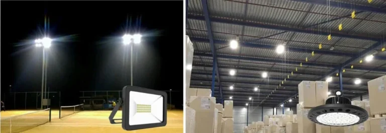 Campana industrial vs proyectores