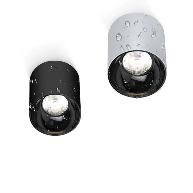 Faretto cilindrico da superficie resistente all’acqua IP65