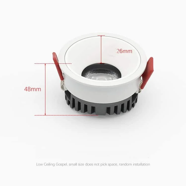 Downlight orientabili a basso profilo