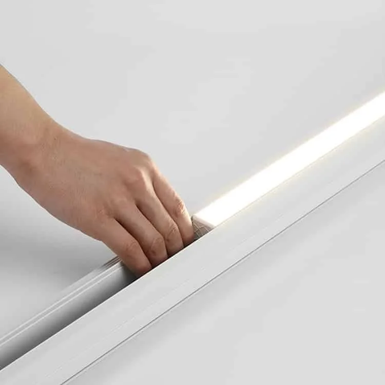 proiettore bianco a binario magnetico