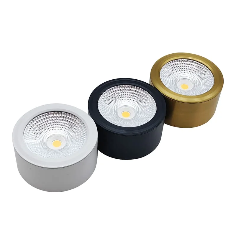 Mini downlight da superficie 5W-18W in tre altezze