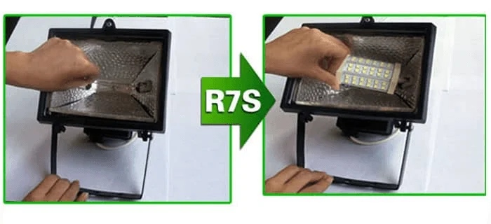 Sostituire un proiettore con LED