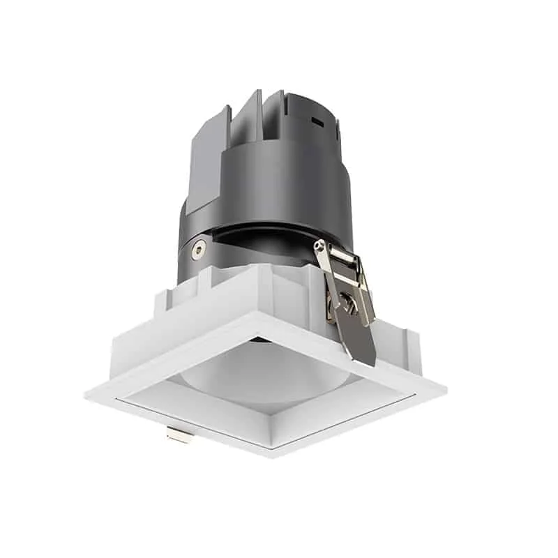 Faretti quadrati DL-V con riflettore profondo orientabile