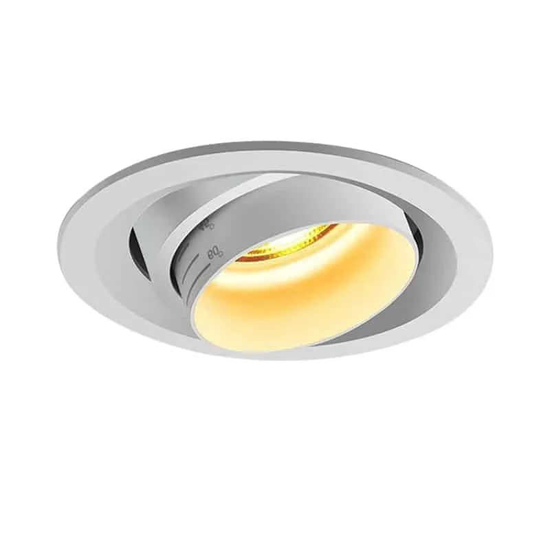 Faretto da incasso con zoom da 15° a 60°